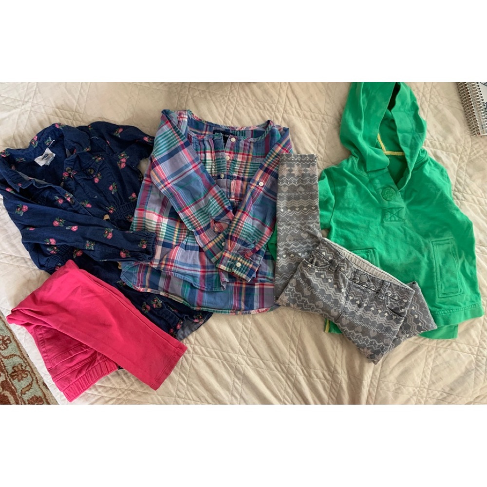 5 pcs 3T girls cotton fall/winter clothing